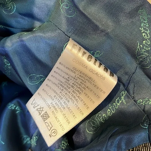 Firetrap Plaid Grey Cropped Blazer Size L - Picture 7 of 8